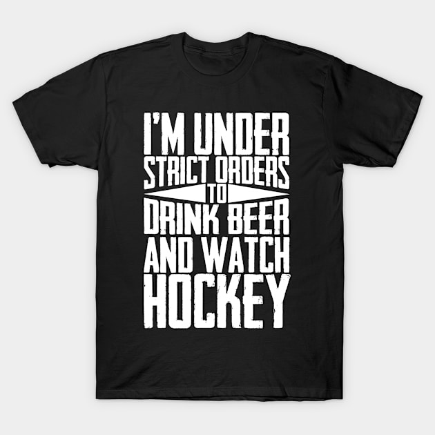 hockey T-Shirt by CurlyDesigns